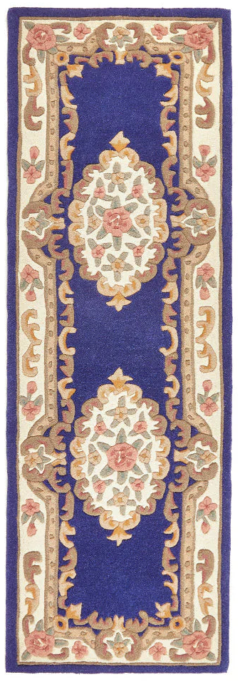Shensi Navy Runner Rug – Love-Rugs