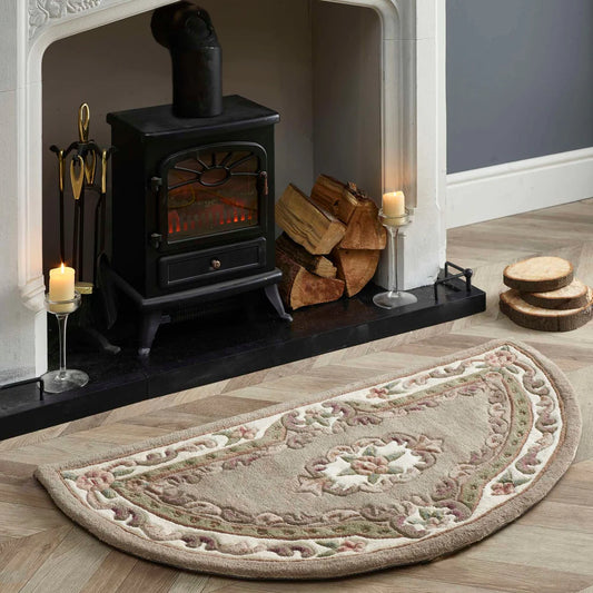 Shensi Beige Half-Moon Rug - Love-Rugs alternate image