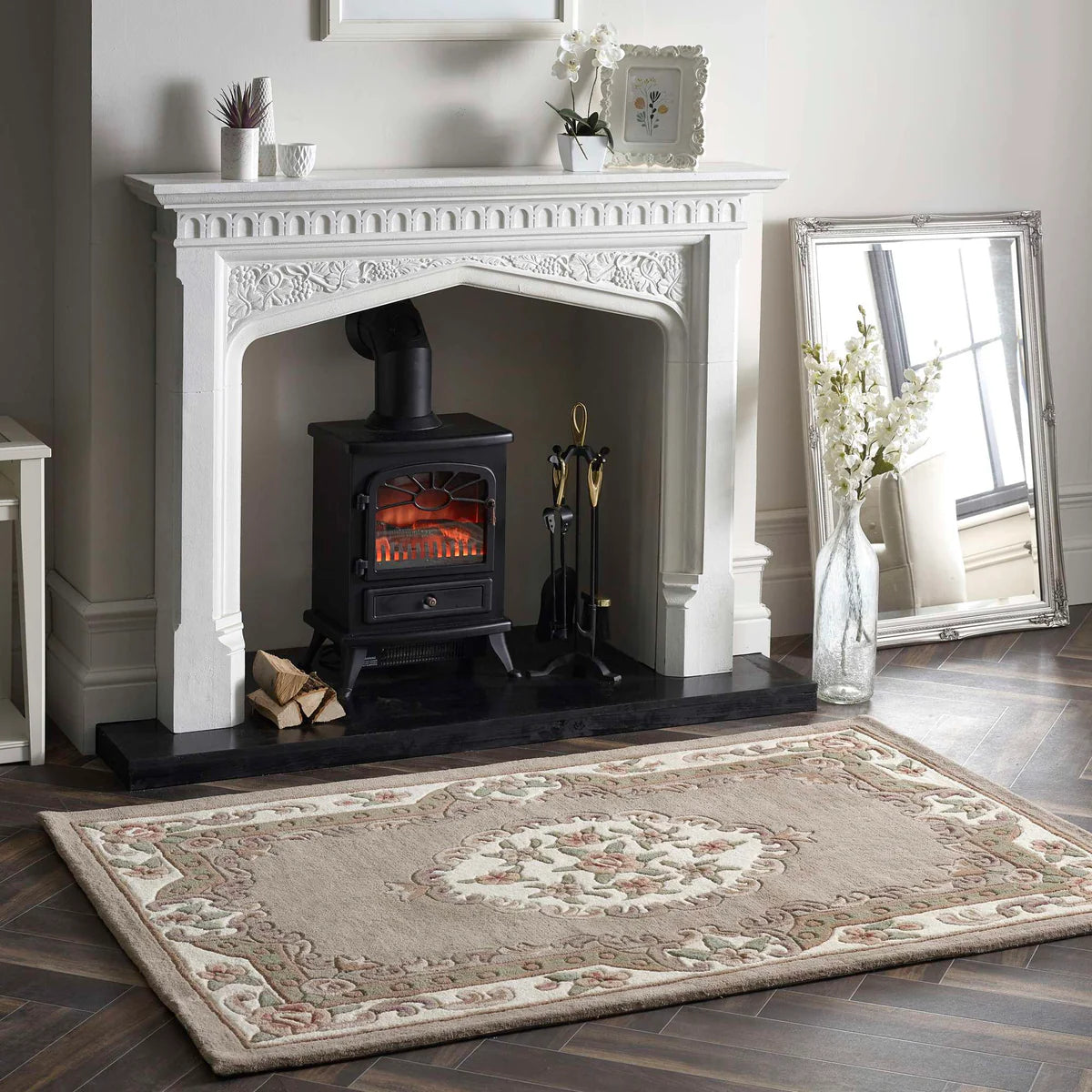 Shensi Beige Rug - Love-Rugs