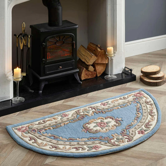 Shensi Blue Half-Moon Rug - Love-Rugs alternate image