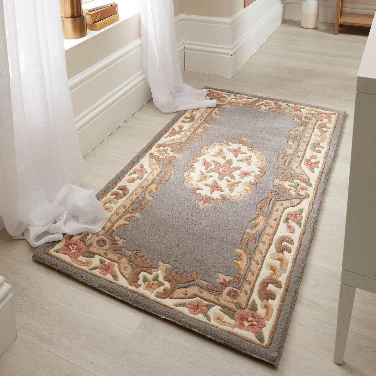Shensi Grey Rug - Love-Rugs