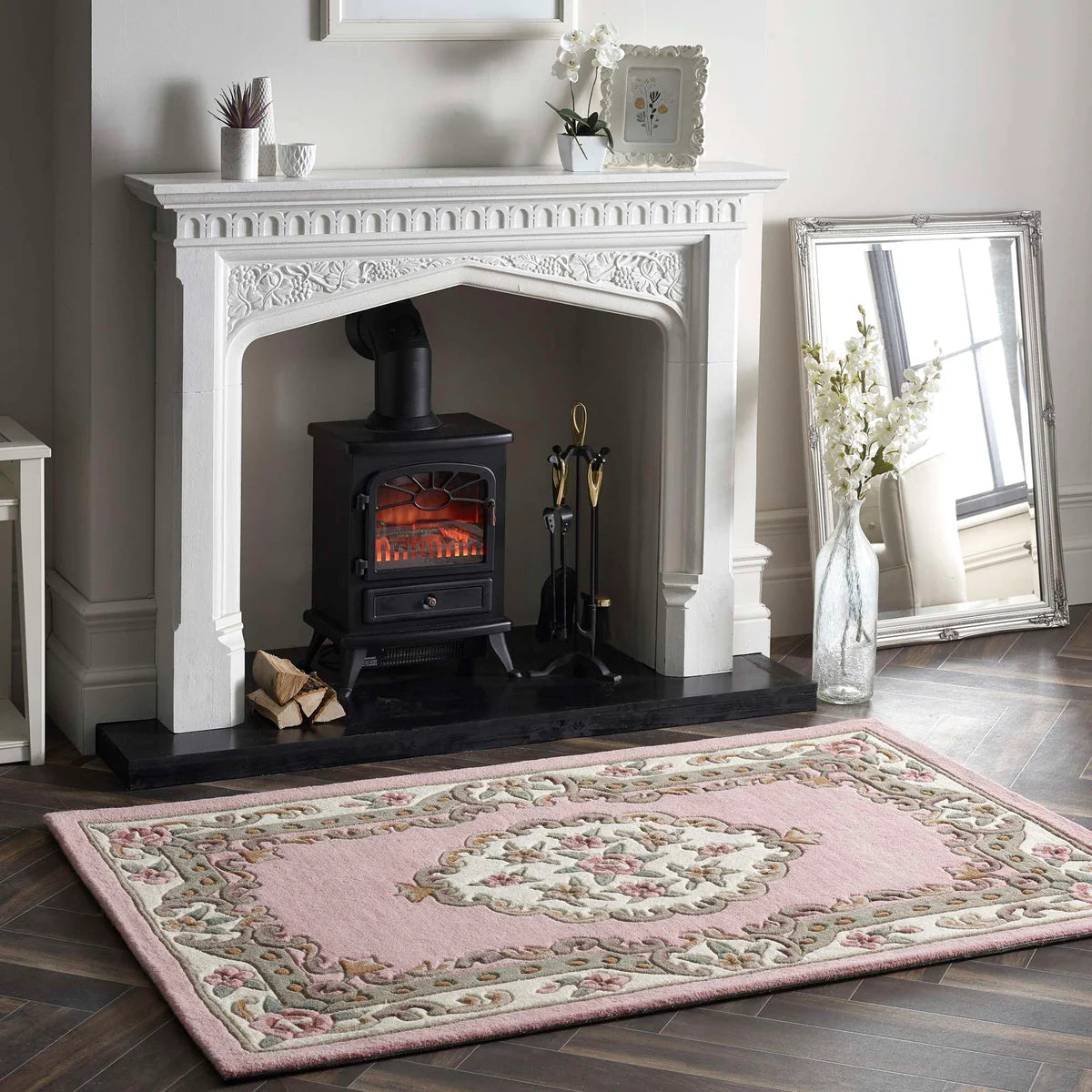 Shensi Pink Rug - Love-Rugs