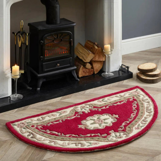 Shensi Wine Half-Moon Rug - Love-Rugs alternate image
