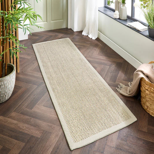 Origins Sisal Light Beige with Sand Border Runner Rug alternate image