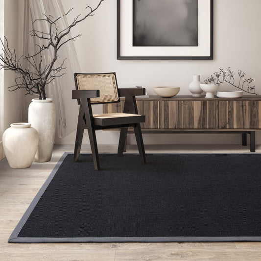 Sisal Black/Grey Rug - Love-Rugs alternate image