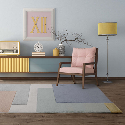 Sketch SK12 Blocks Pastel Rug - Love-Rugs alternate image