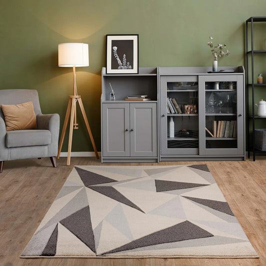 Sketch SK21 Kaleidoscope Grey Rug - Love-Rugs alternate image