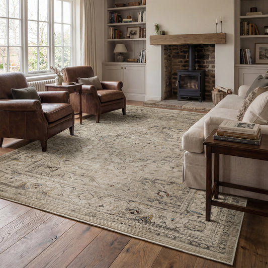 Sovereign Ash Medallion Rug - Love-Rugs alternate image