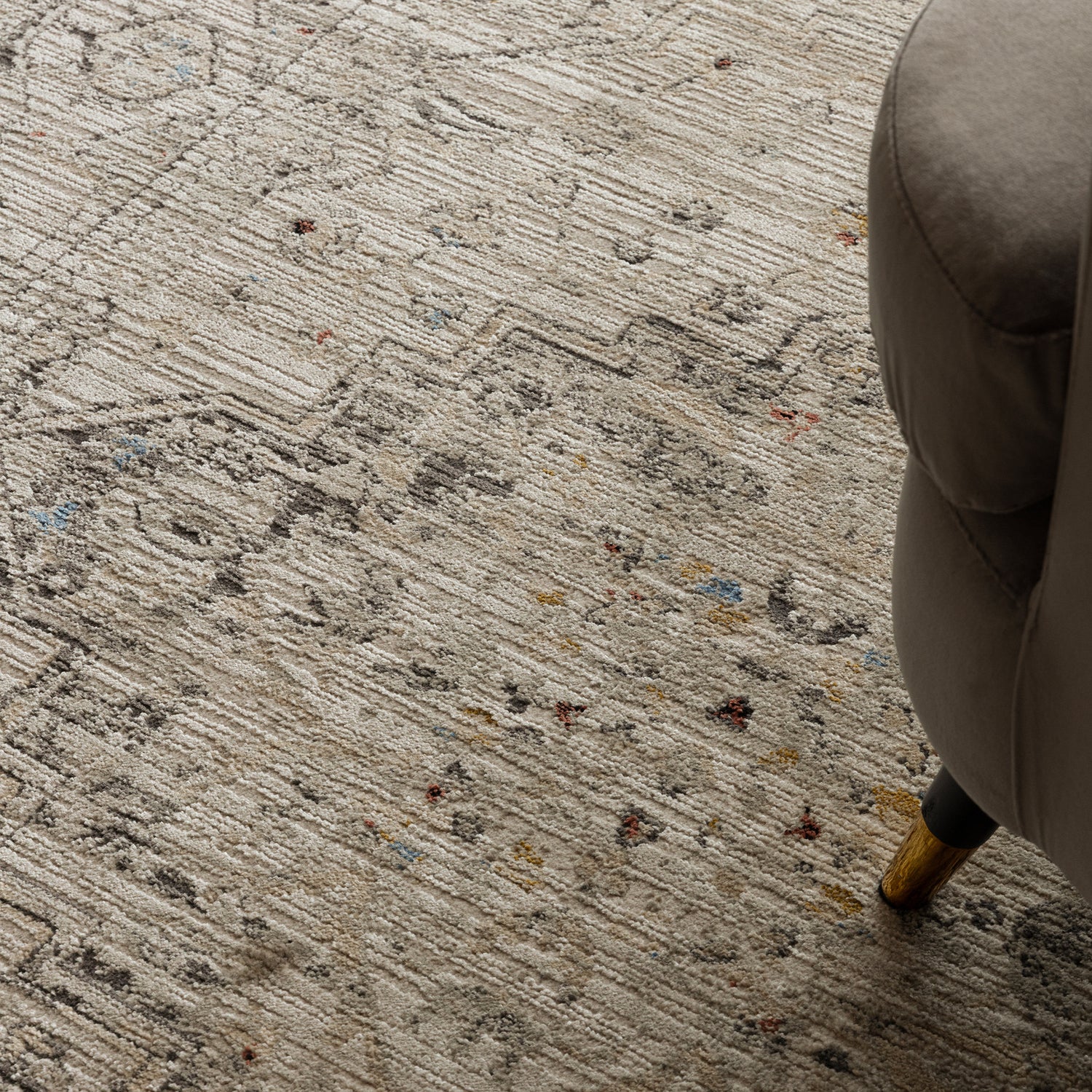 Sovereign Ash Medallion Rug - Love-Rugs