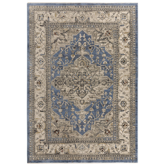 Sovereign Blue Medallion Rug - Love-Rugs