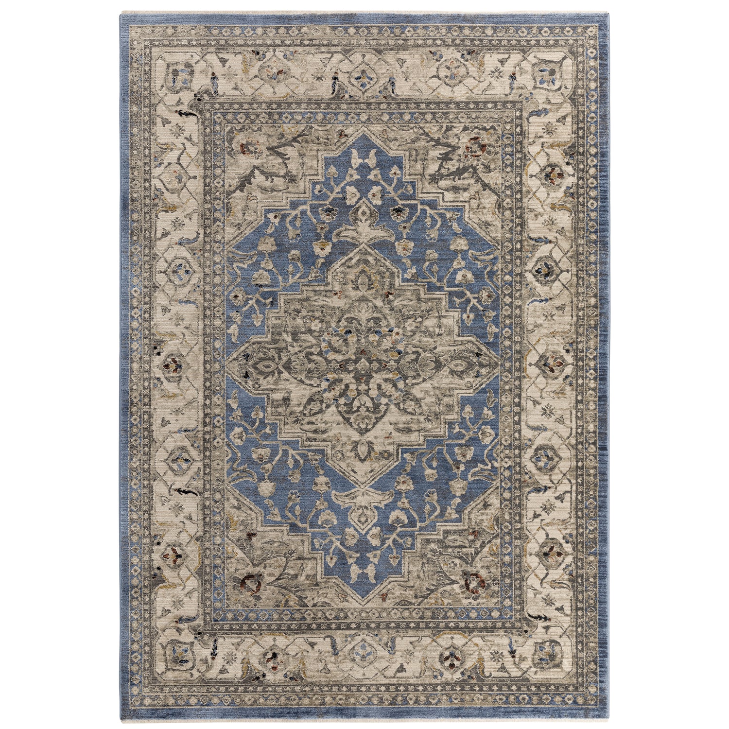 Sovereign Blue Medallion Rug - Love-Rugs