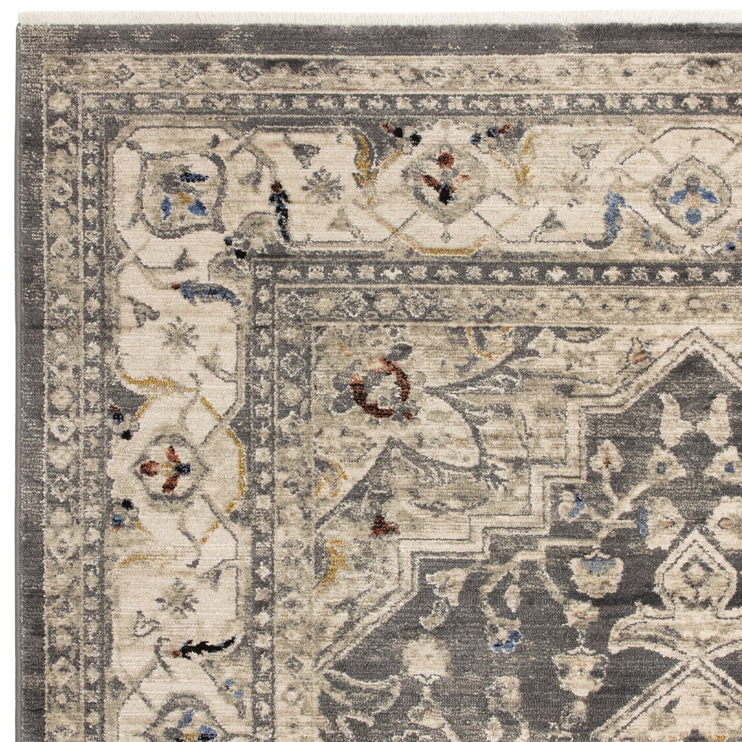 Sovereign Charcoal Medallion Rug - Love-Rugs