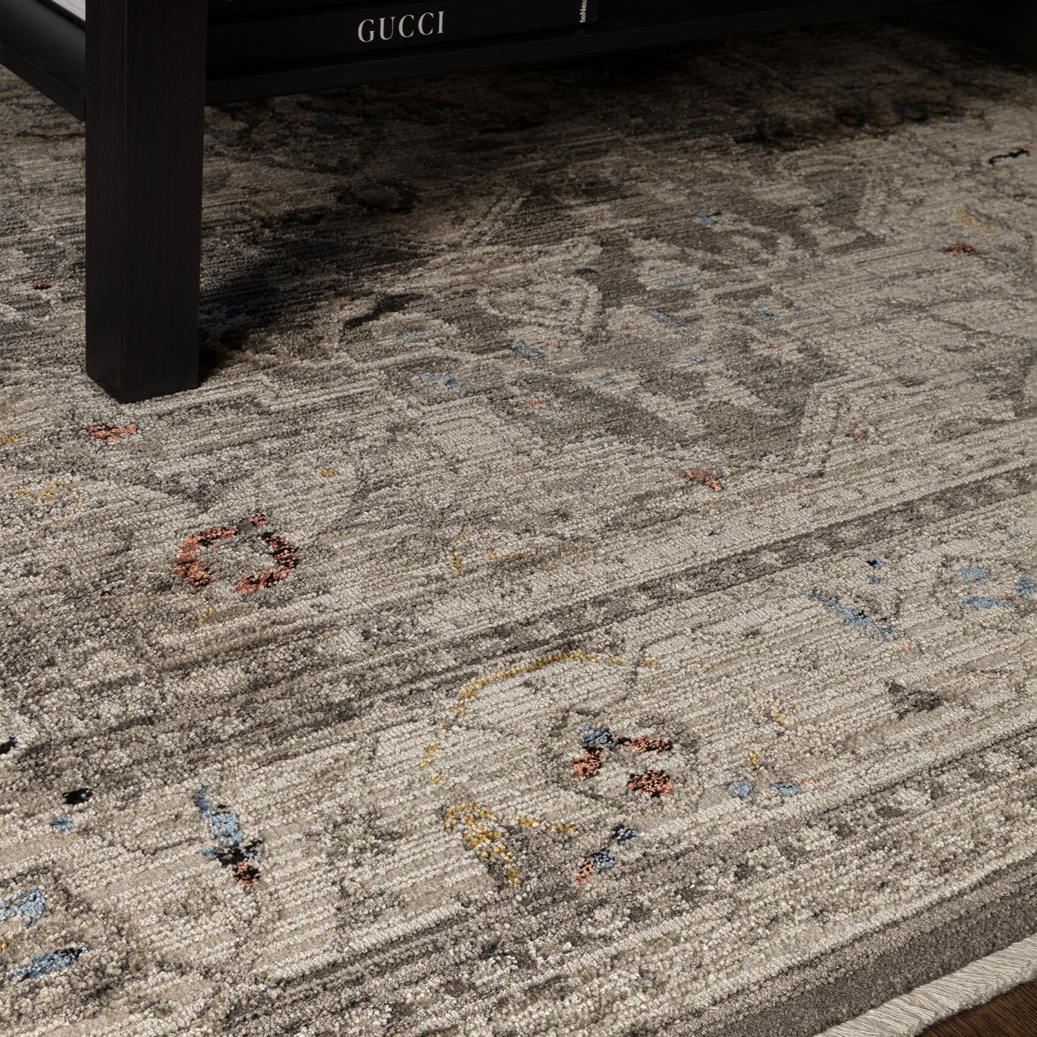 Sovereign Charcoal Medallion Rug - Love-Rugs