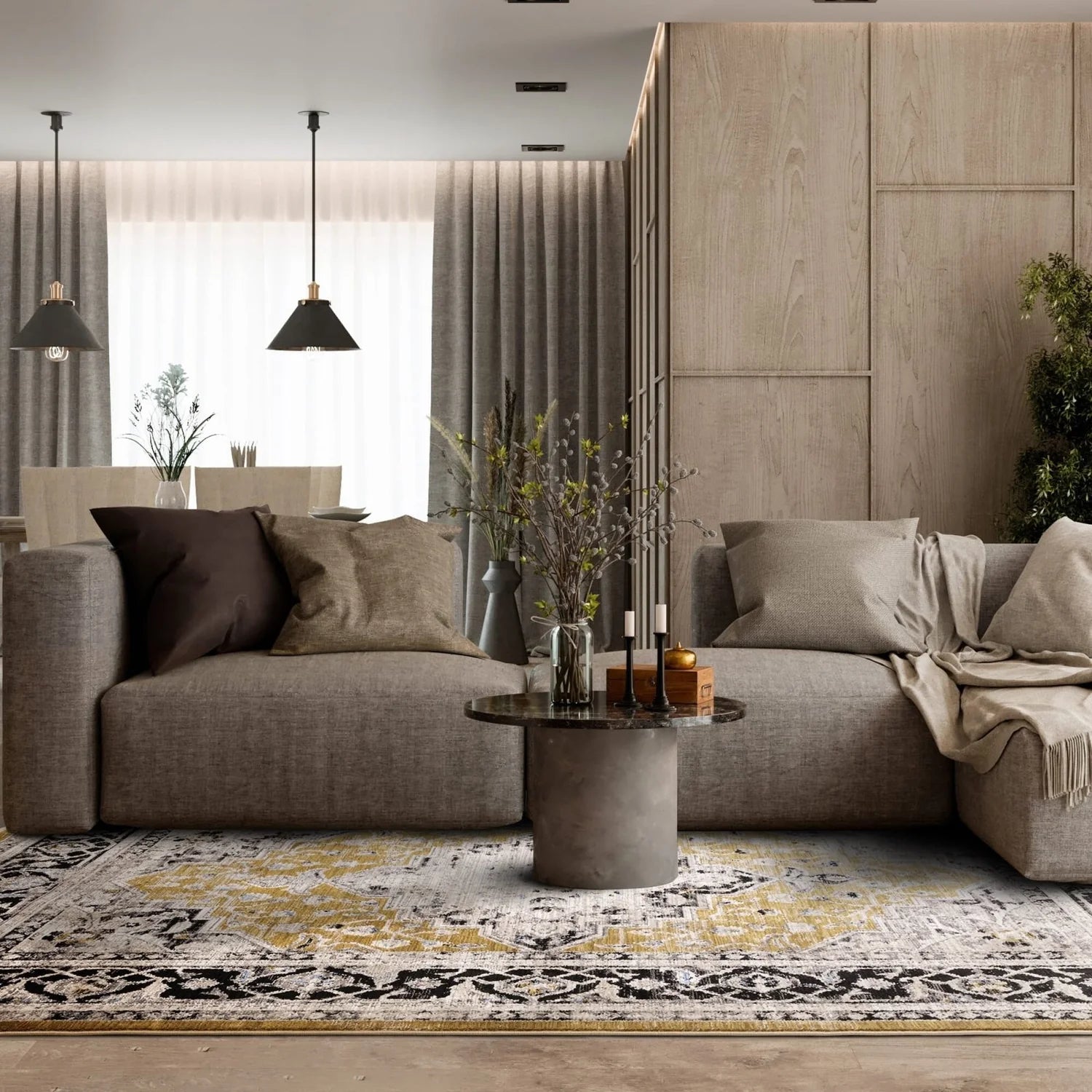 Sovereign Gold Medallion Rug - Love-Rugs