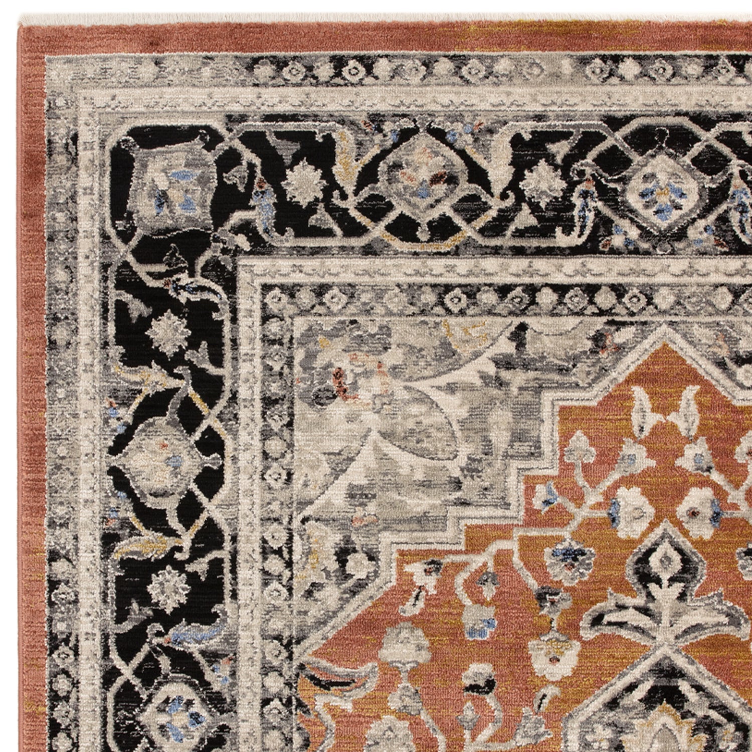 Sovereign Terracotta Medallion Rug - Love-Rugs