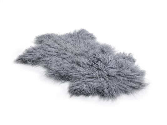 Bowron Sheepskins Nomad Tibetan Lambskins Steel Hide Rug