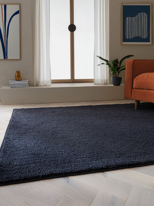 Super Snug Washable Navy Rug - Love-Rugs alternate image