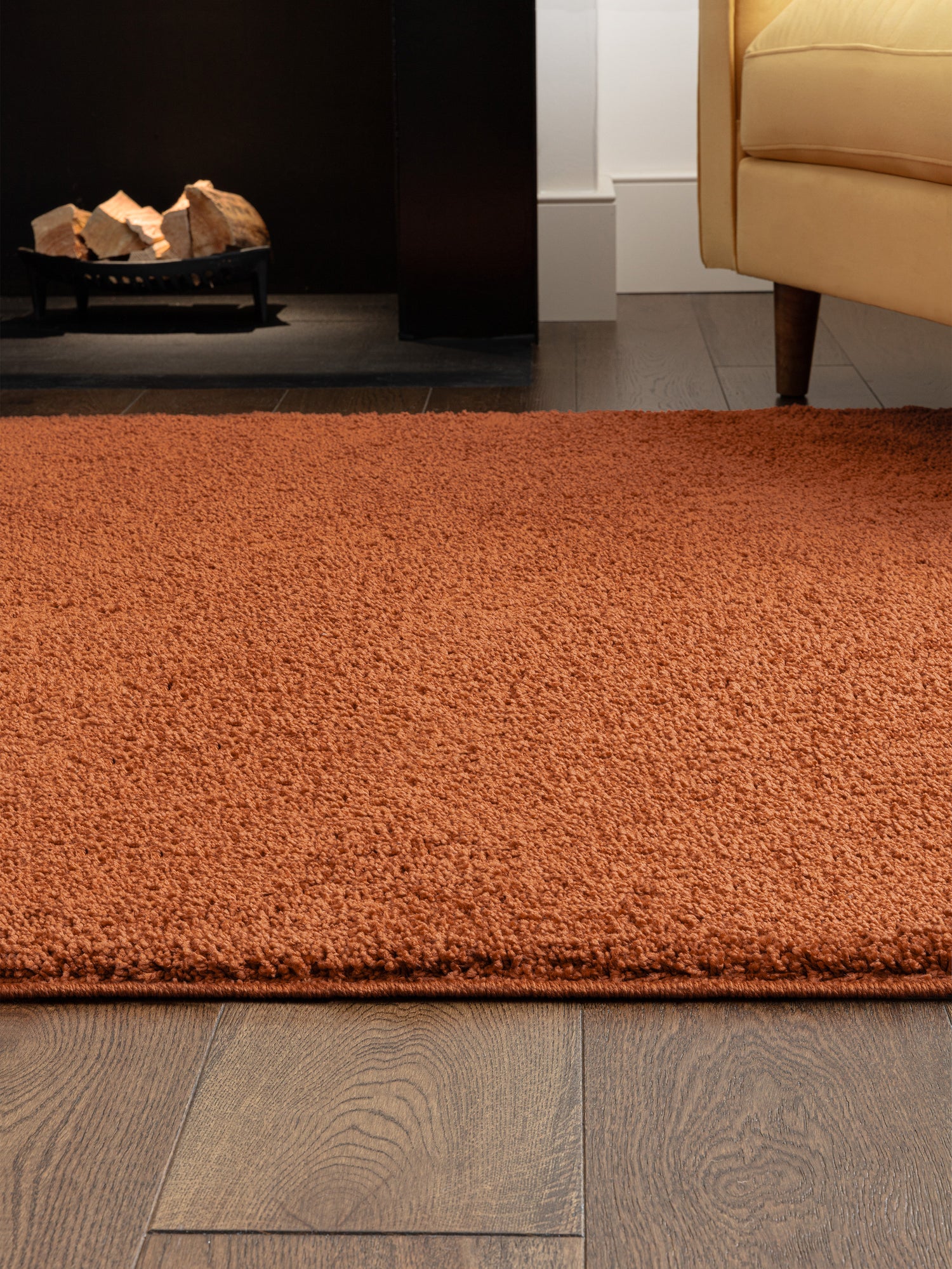 Super Snug Washable Rust Rug - Love-Rugs