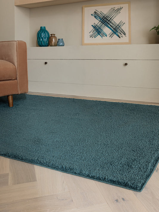 Super Snug Washable Teal Rug - Love-Rugs alternate image