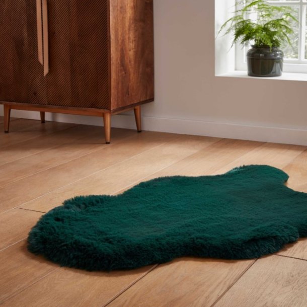 Super Teddy Jewel Green Single Sheepskin Rug – Love-Rugs
