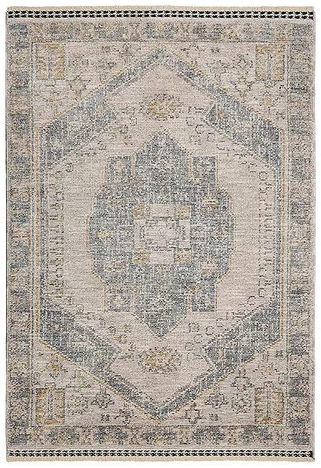 Mateo Medallion Blue Rug - Love-Rugs