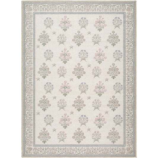 Thistle Floral Washable THT2301 Rug - Love-Rugs