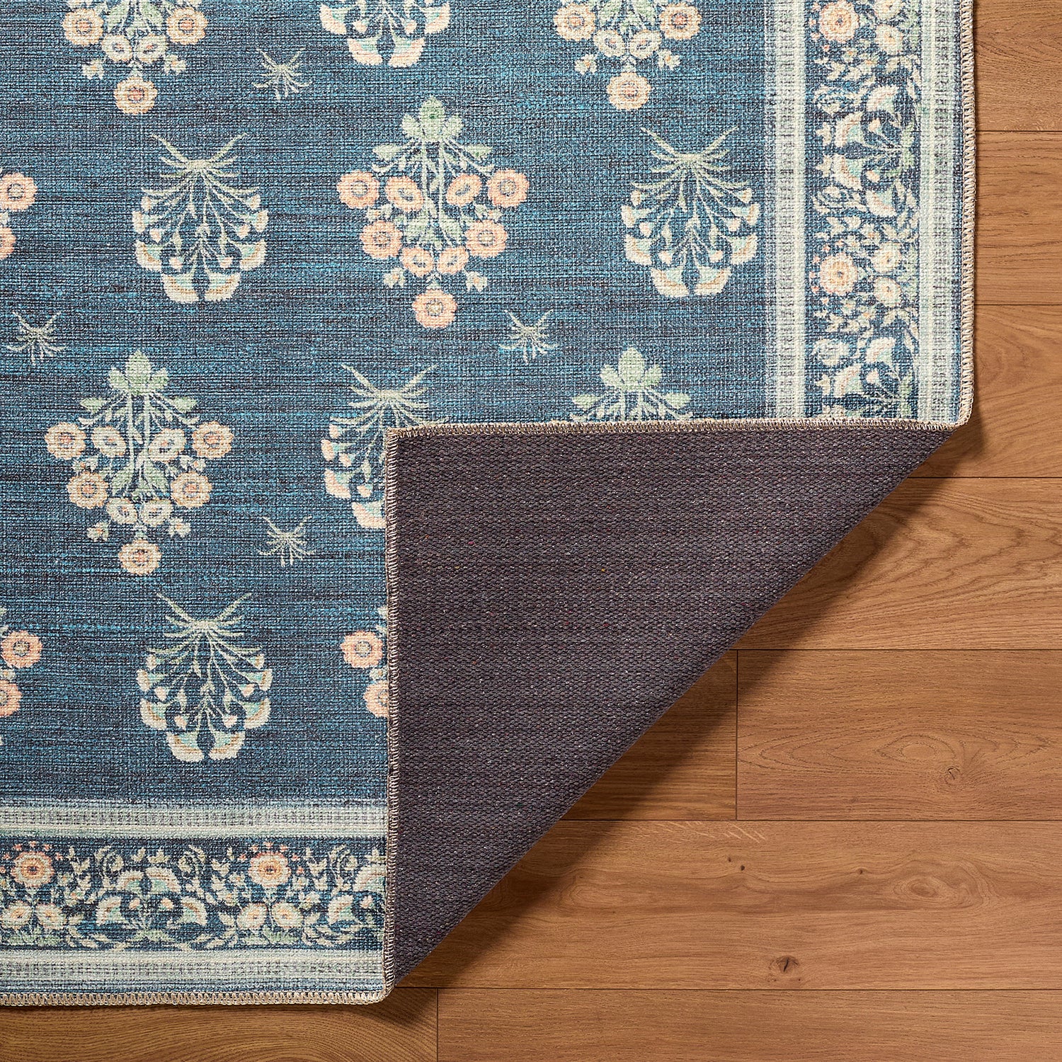 Thistle Floral Washable THT2302 Rug - Love-Rugs
