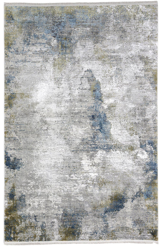 Toros Illusion Ice Blue Rug