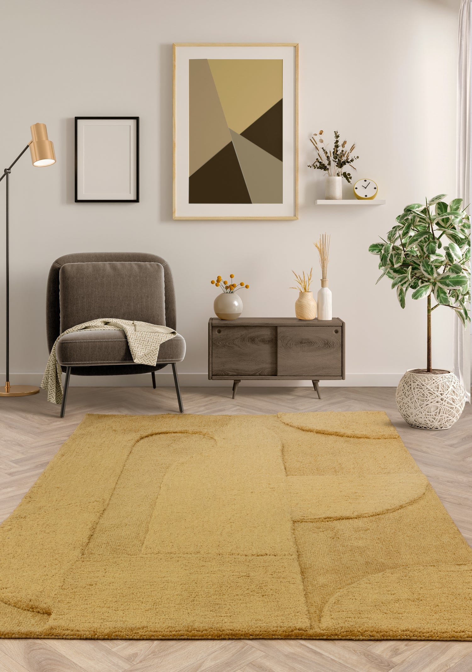 Tova Ochre Rug – Love-Rugs