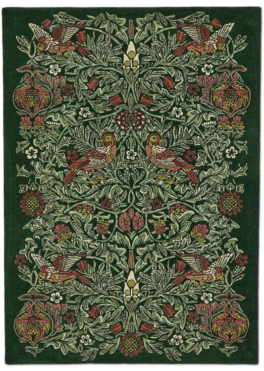 Morris & Co Bird Tump Green 128307 Rug