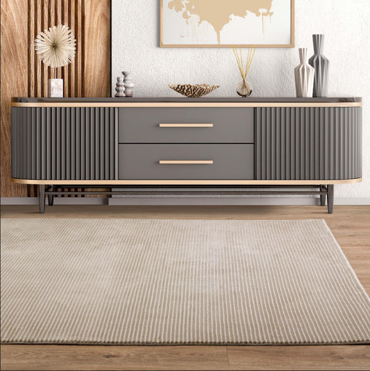 Kuza Stripe Beige Rug alternate image