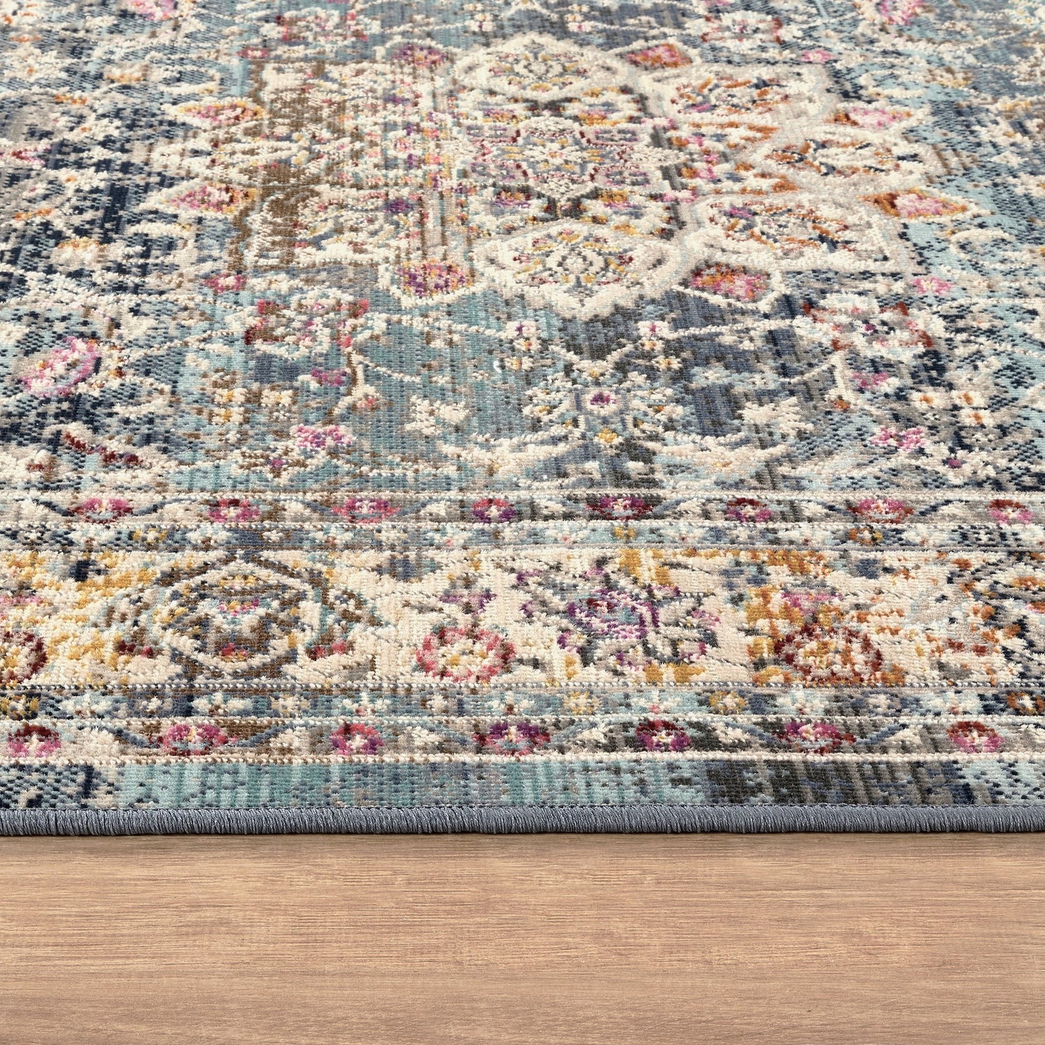 Nourison Vintage Kashan VKA01 Blue Rug