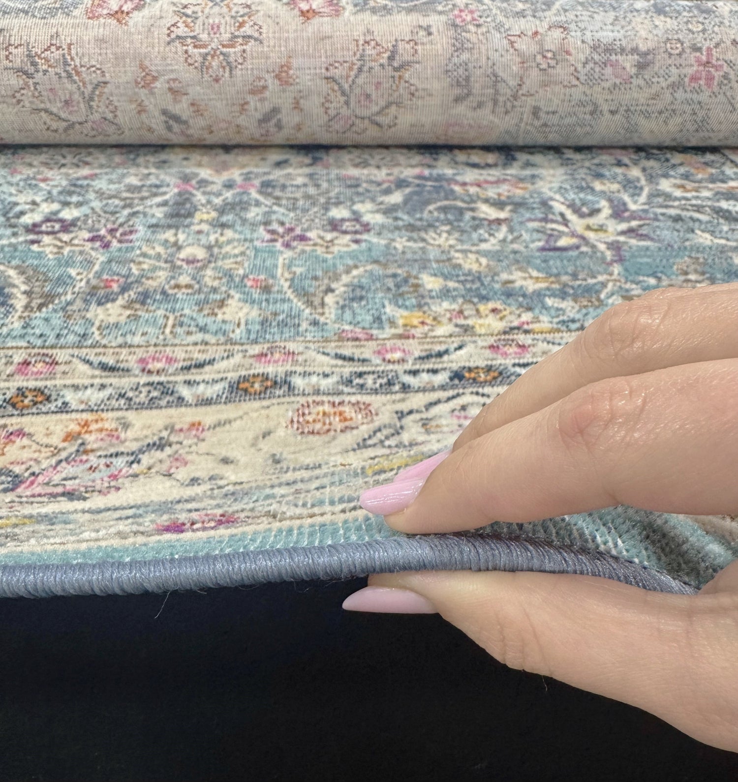 Nourison Vintage Kashan VKA01 Blue Rug