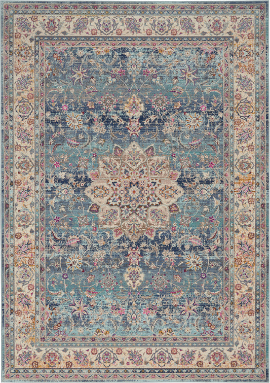 Nourison Vintage Kashan VKA01 Blue Rug