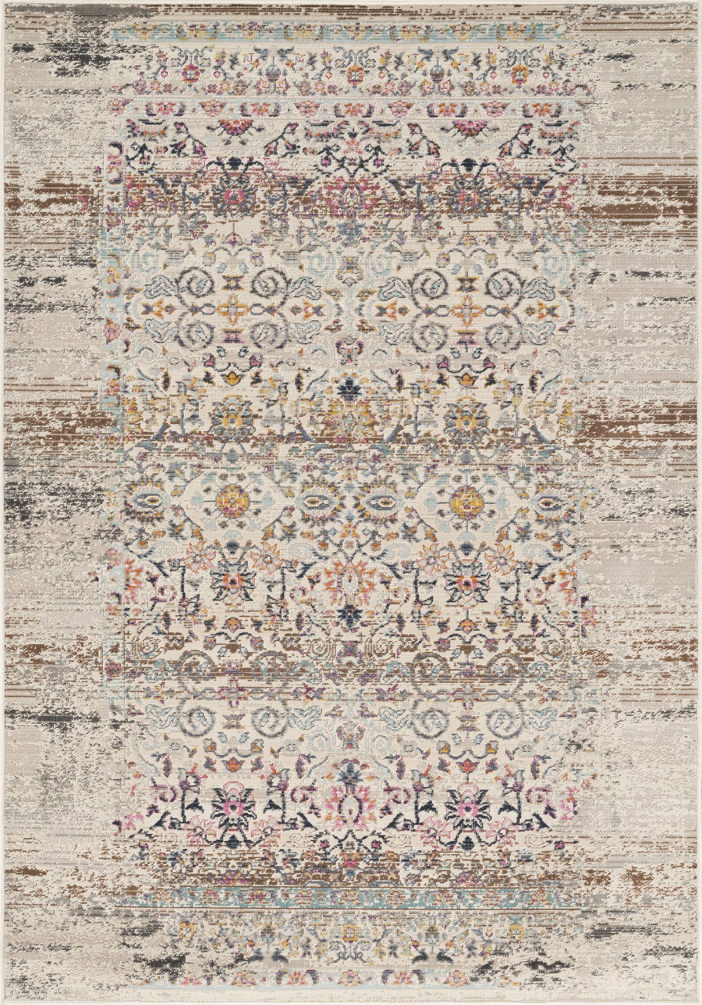 Nourison Vintage Kashan VKA02 Ivory Rug