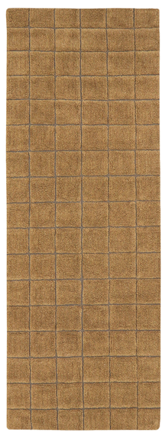 Lorena Canals Woolable Mosaic Ochre Runner Rug