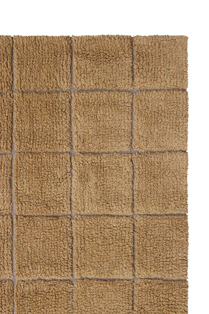 Lorena Canals Woolable Mosaic Ochre Runner Rug