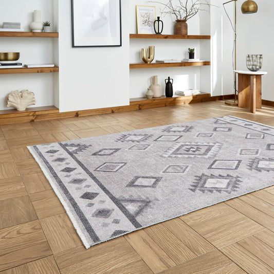 Whisper H1066 Grey/Green Rug alternate image