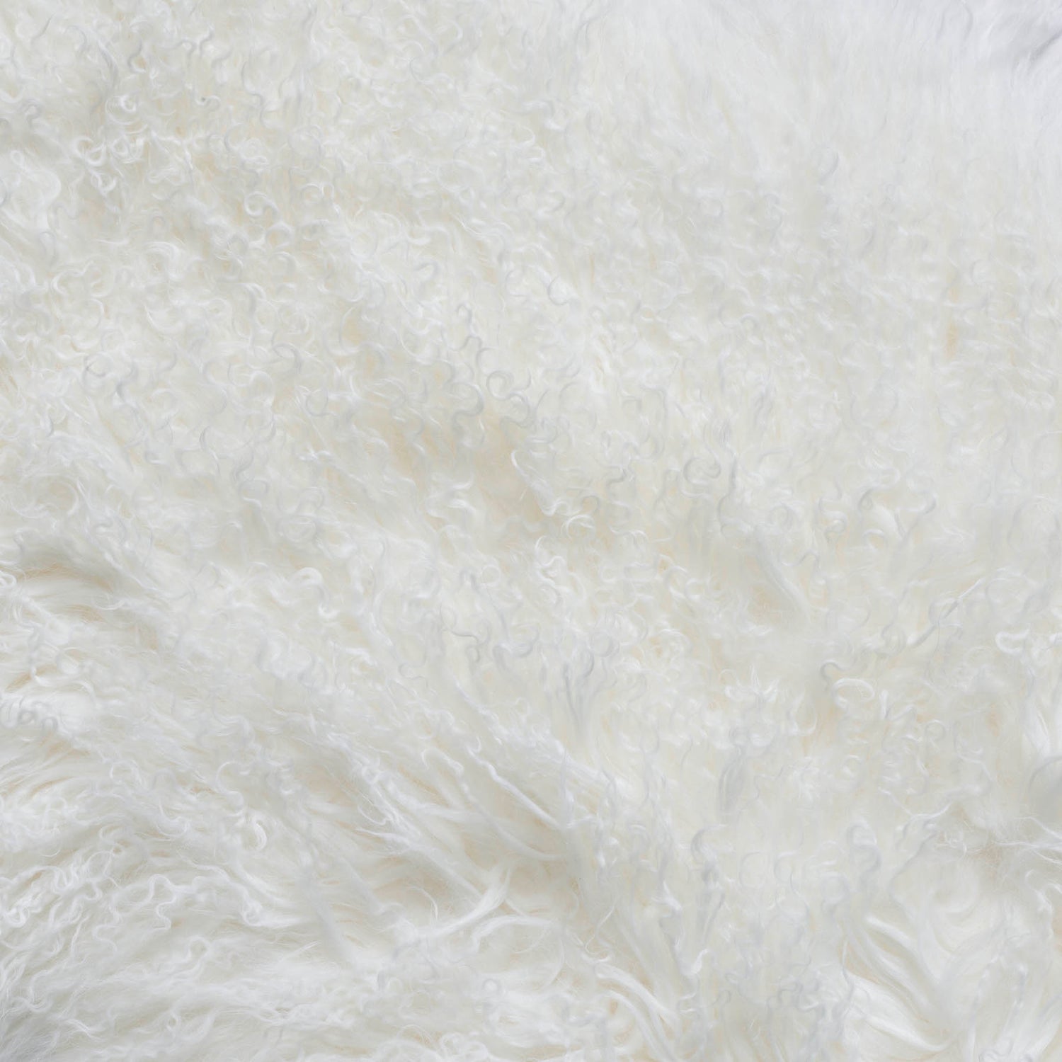 Bowron Sheepskins Nomad Tibetan Lambskins White Hide Rug