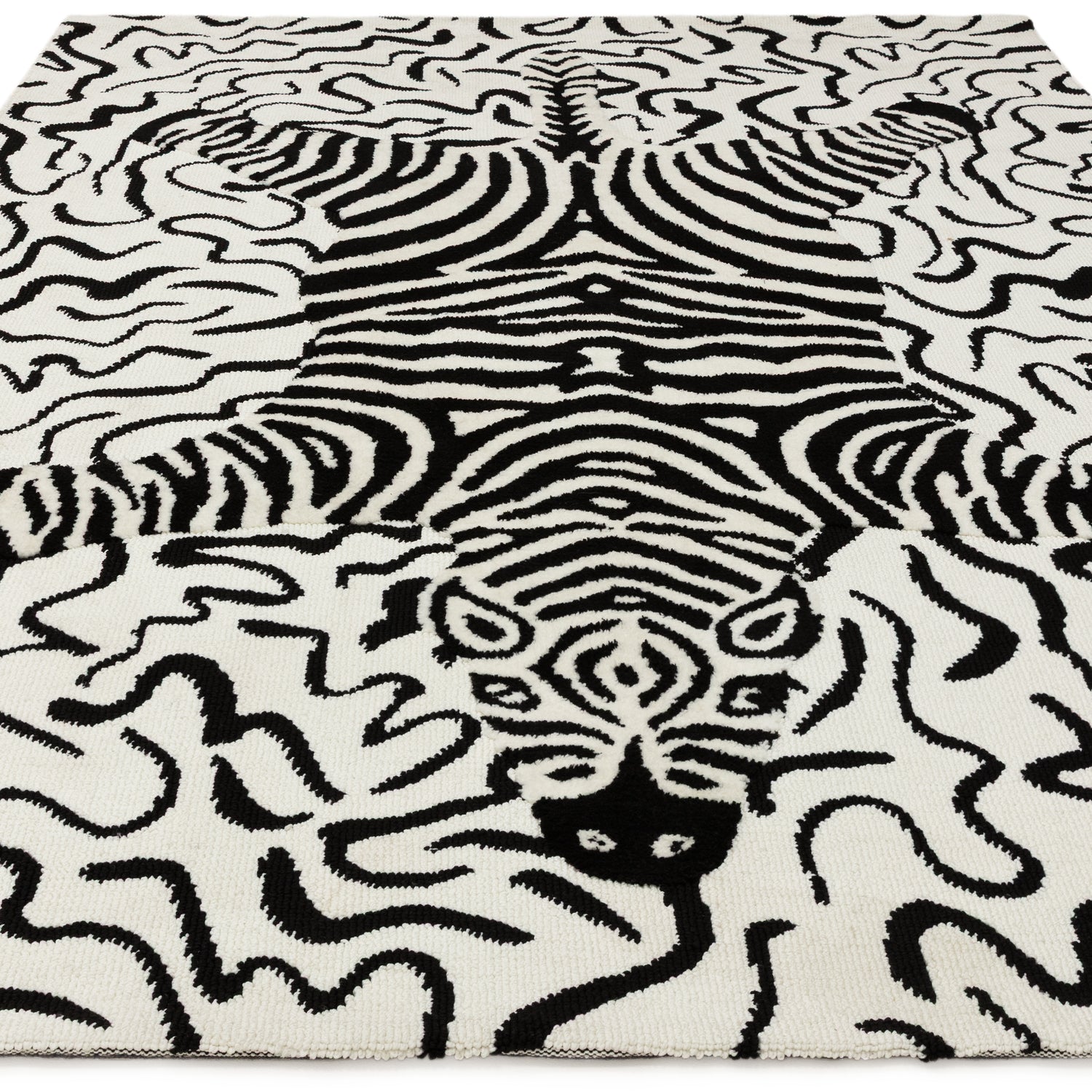 Wilder Zebra Mono Rug - Love-Rugs