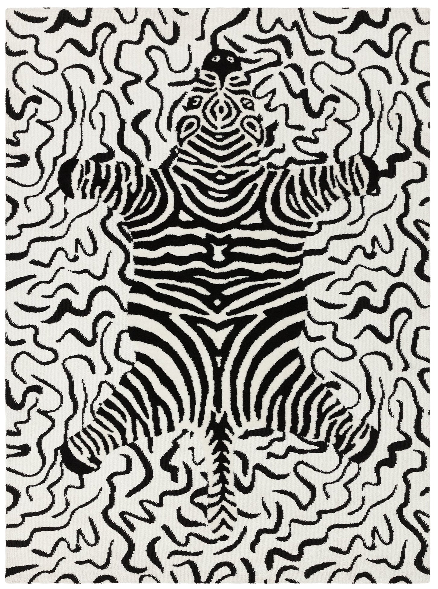 Wilder Zebra Mono Rug - Love-Rugs