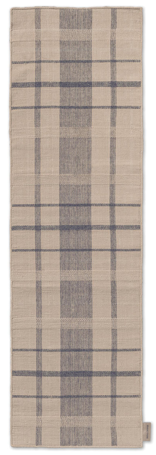 Zona Denim Check Outdoor 497408 Runner Rug - Love-Rugs