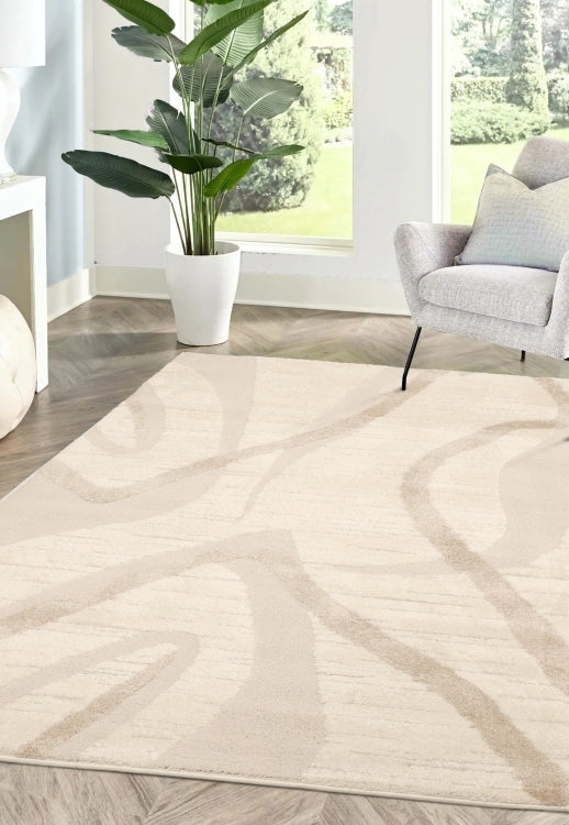 Ava Wave Cream Rug - Love-Rugs alternate image