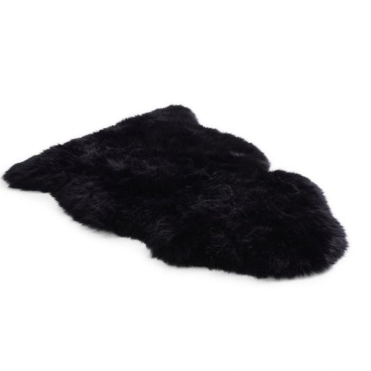Bowron Sheepskins Longwool Black Sheepskin Rug