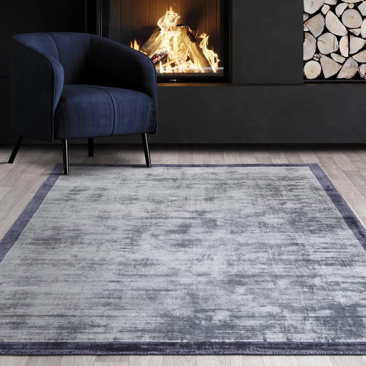 Blade Border Airforce / Navy Rug - Love - Rugs alternate image