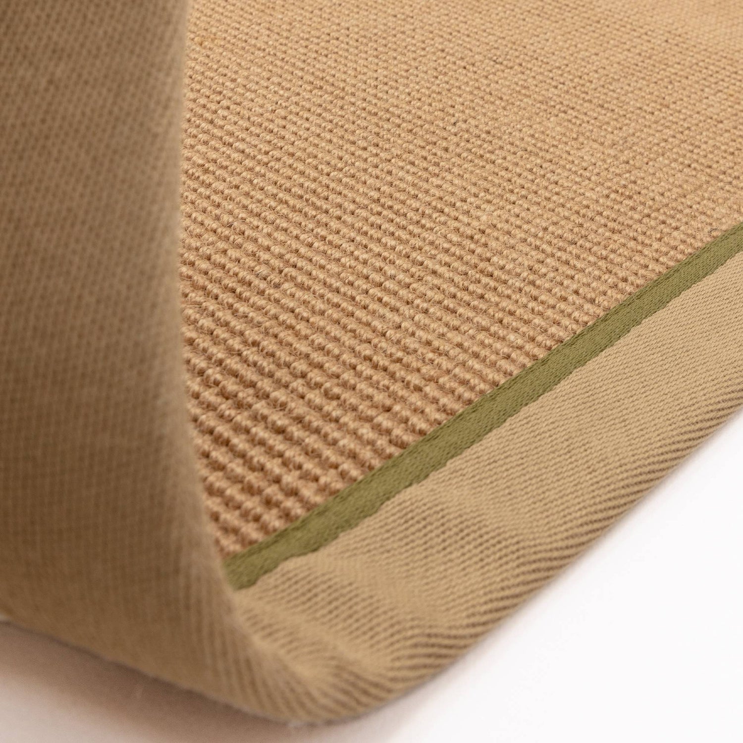 Bordo Boucle Linen Sage Runner Rug