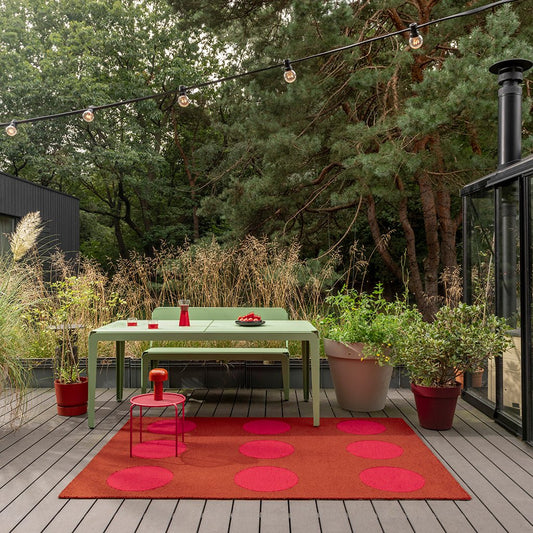 Brink & Campman Habitat Festival Dots Outdoor Red 495800 Rug - Love-Rugs alternate image