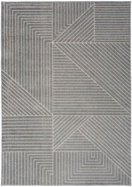 Calvin Klein CK023 Balance BLN01 Grey Ivory Rug - Love-Rugs