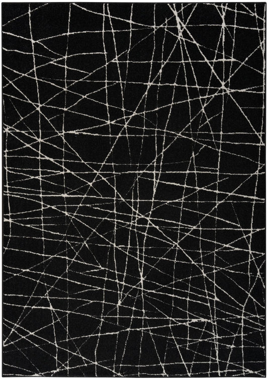 Calvin Klein CK023 Balance BLN02 Black Ivory Rug - Love-Rugs