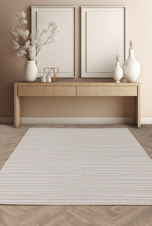 Camber Stripe Ivory Rug - Love-Rugs alternate image